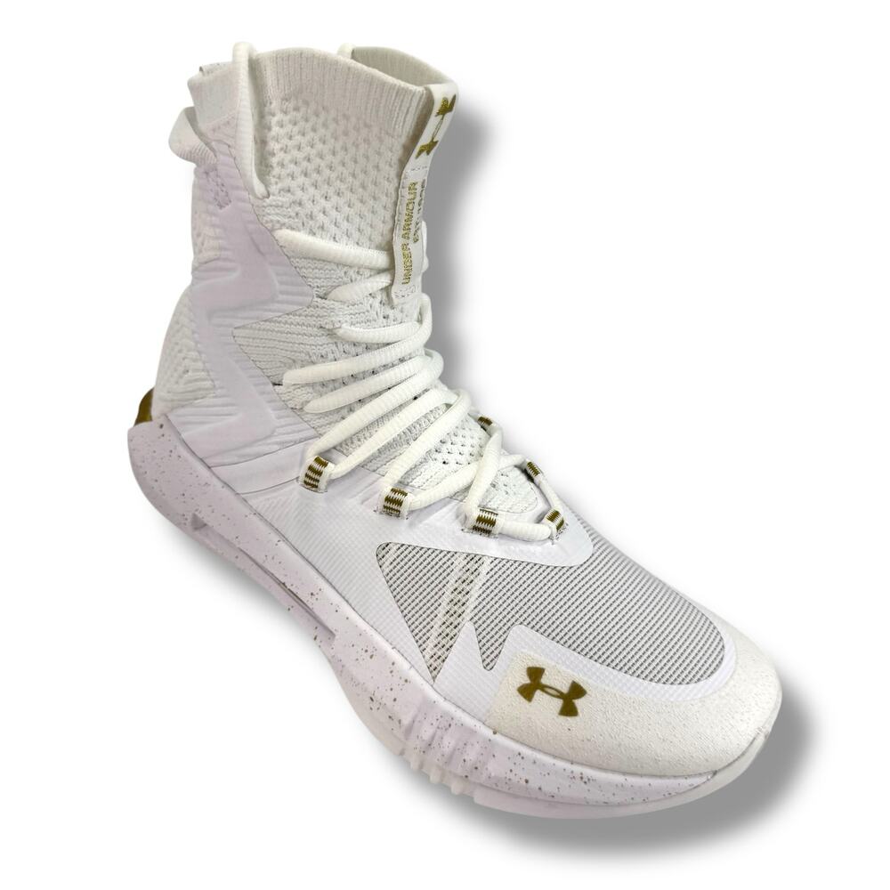 Under Armour Highlight Ace 2.0 Womens White Mesh Athletic Volleyball Shoes Sz 9